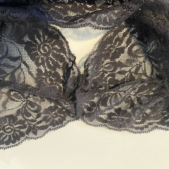 😍2/$20 NWT Avidlove Sz XL Black Satin Lace Teddy Lingerie - Picture 5 of 9